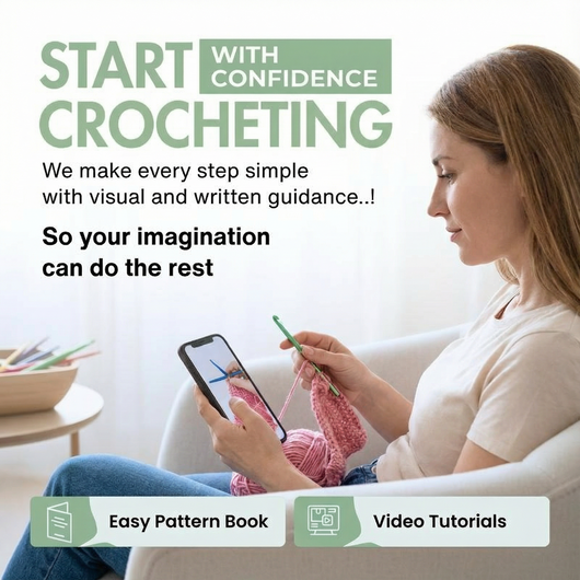 All-in-One Crochet Kit - 72 Pieces