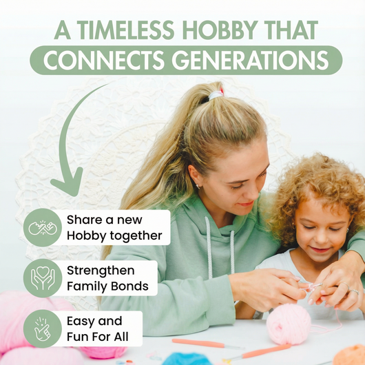 All-in-One Crochet Kit - 72 Pieces